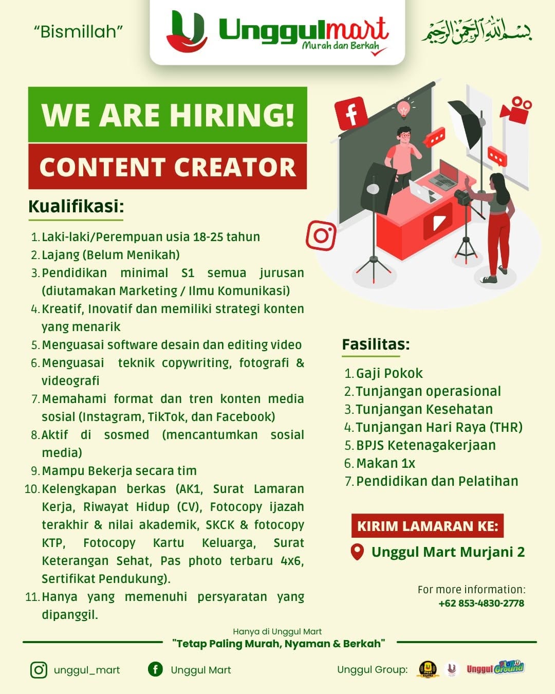 Post 9 by UNGGUL Group on Instagram (image)