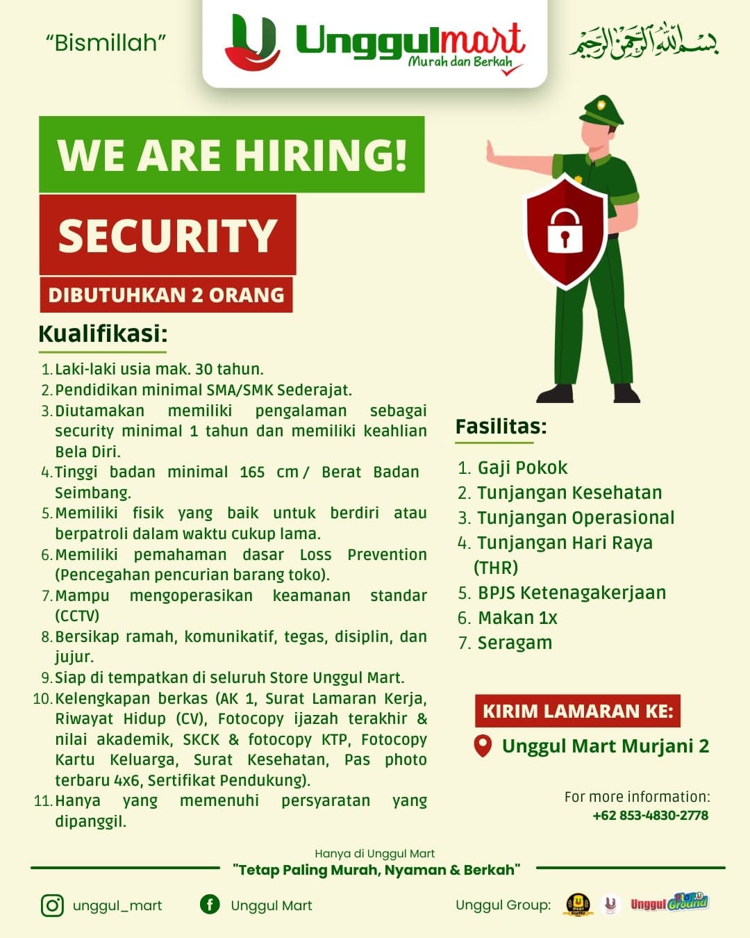 Post 10 by UNGGUL Group on Instagram (image)