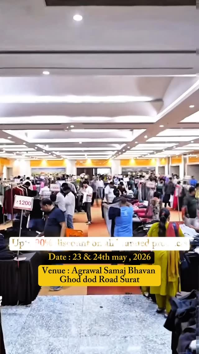 Post 7 by Discount Threads Sale - Fashion & Lifestyle Exhibitions on Instagram (video)