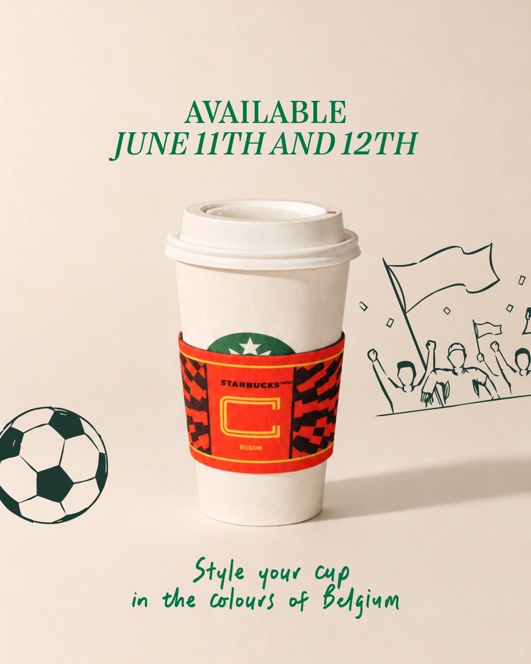 Post 2 by Starbucks Belgium on Instagram (carousel)