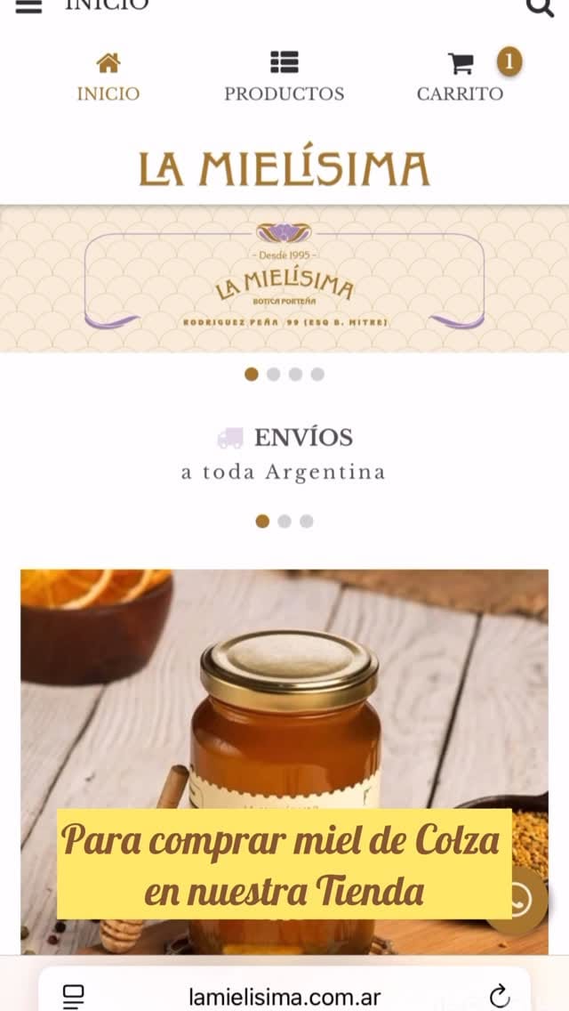Post 1 by La Mielísima 🍯🇦🇷 on Instagram (video)