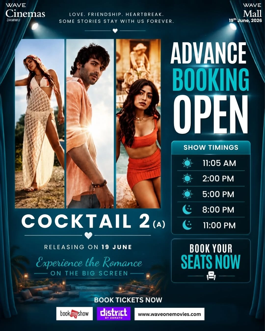 Post 2 by wave mall jammu on Instagram (image)