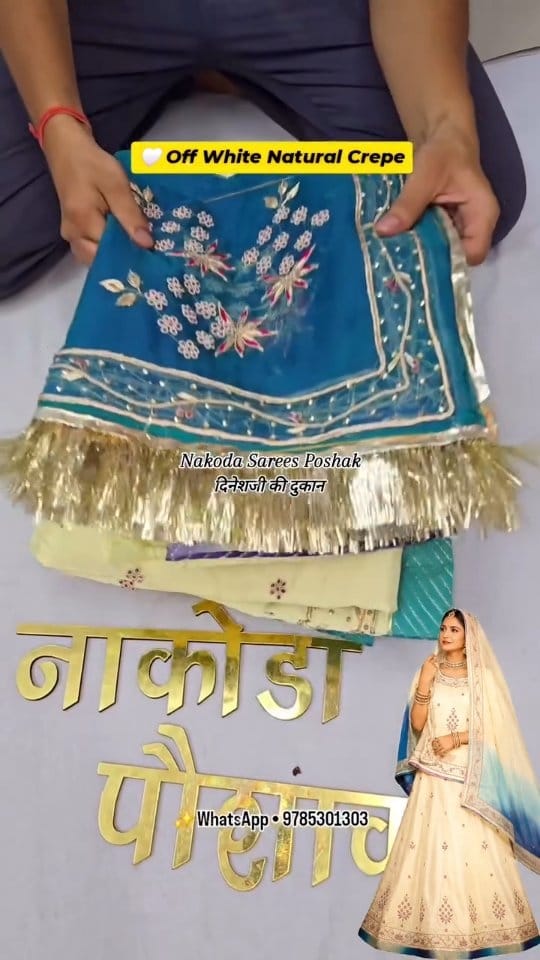 Post 7 by RajputiPoshak Nakoda Sarees Poshak on Instagram (video)