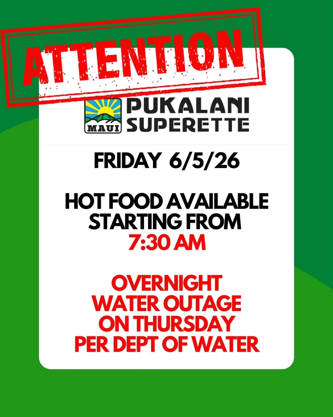 Post 7 by Pukalani Superette on Instagram (image)