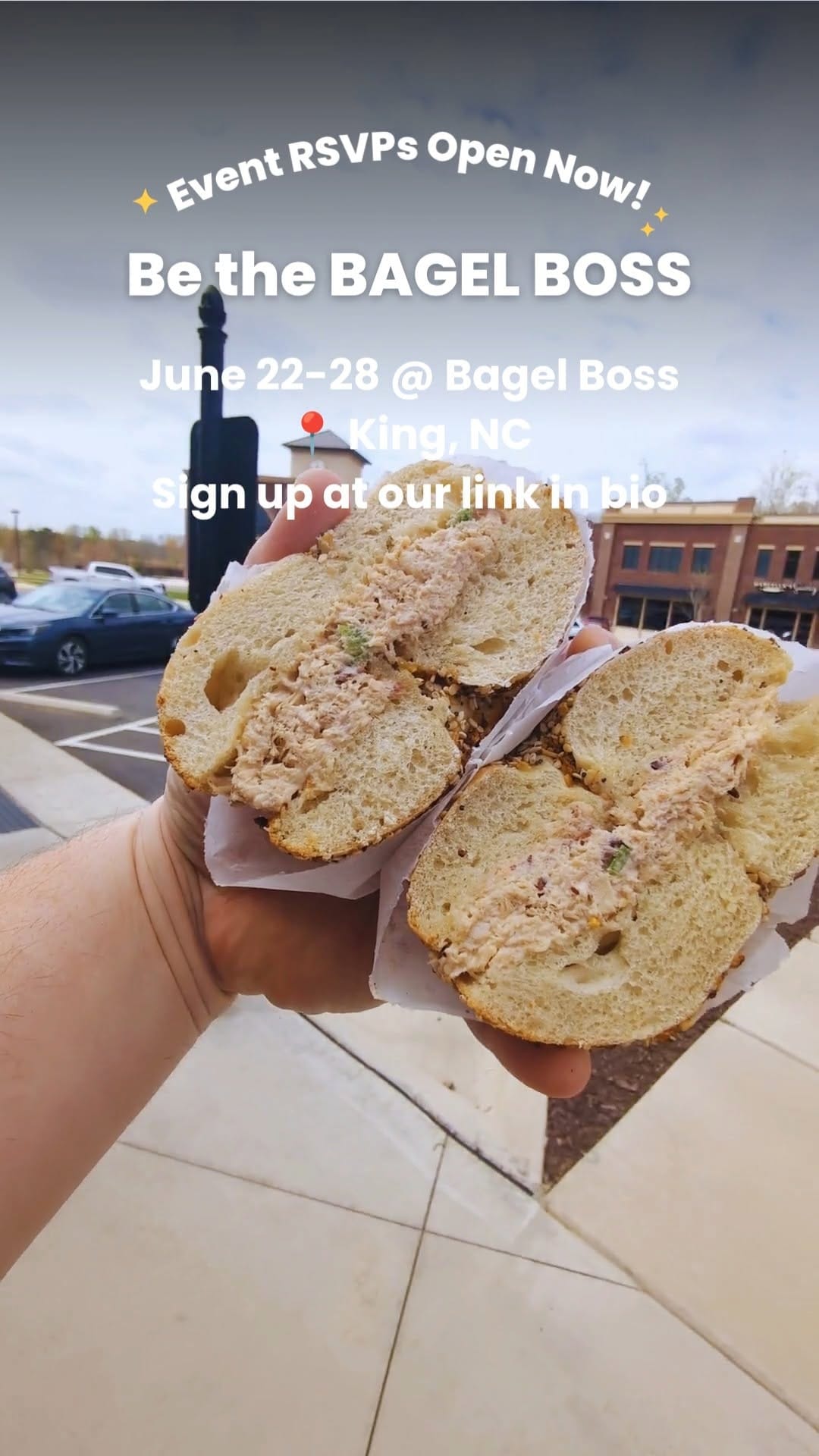 Post 7 by Bagel Boss 🥯 on Instagram (video)