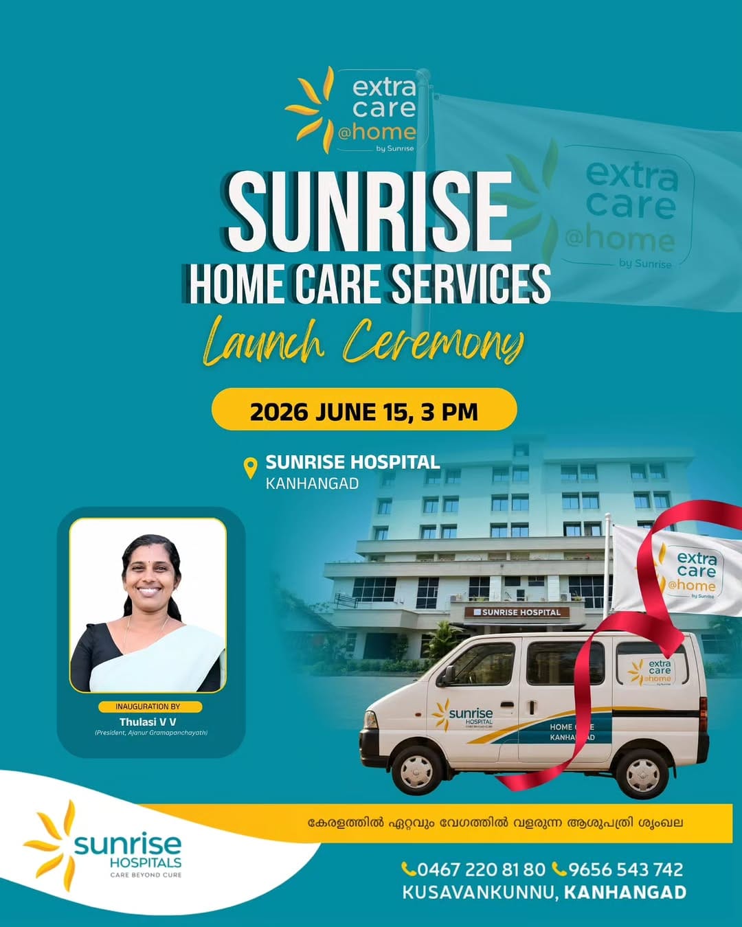 Post 2 by Sunrise Hospital Kanhangad on Instagram (image)