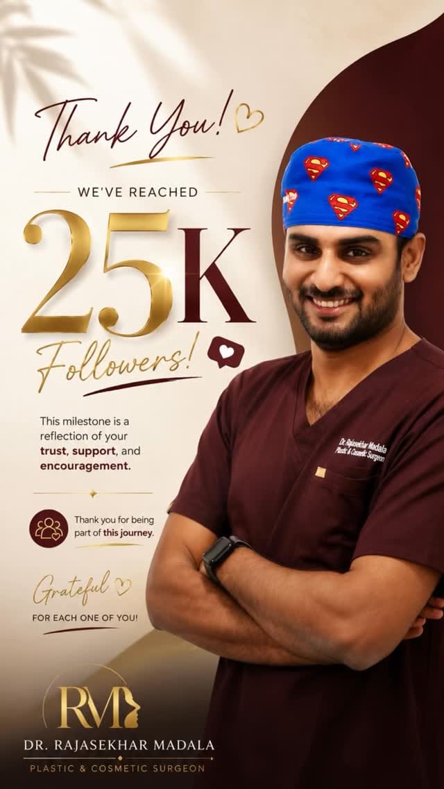 Post 4 by Rajasekhar Madala | The Celebrity Plastic Surgeon on Instagram (video)
