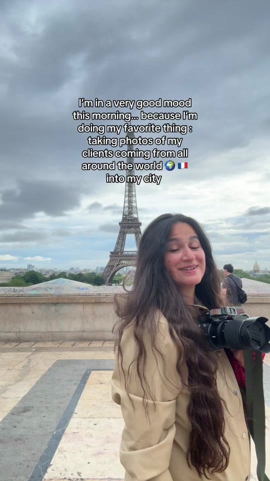 Post 6 by Paris photographer on TikTok (video)