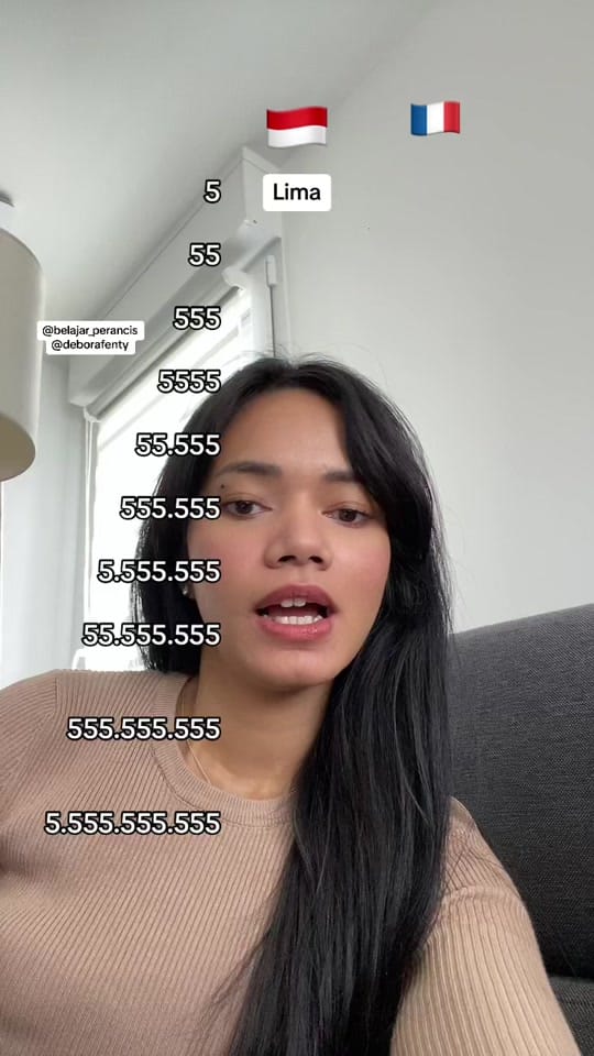 Post 9 by Belajar Perancis | DeboraFenty on TikTok (video)