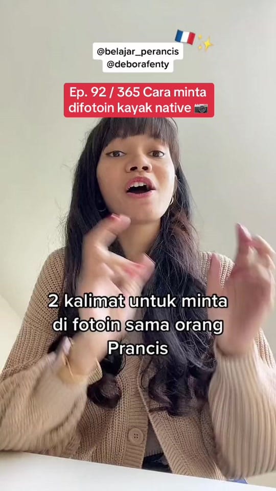 Post 6 by Belajar Perancis | DeboraFenty on TikTok (video)