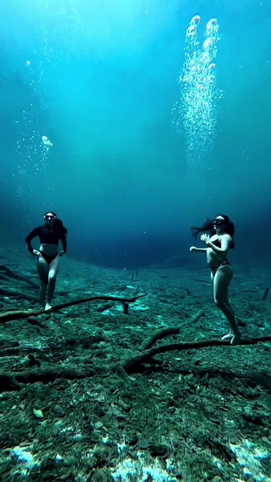 Post 5 by Fanno | Underwater videos on TikTok (video)
