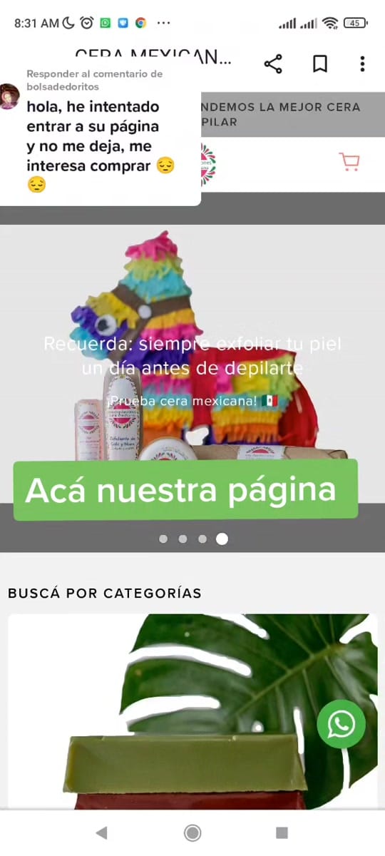 Post 4 by SOS Depilaciones Cera Mexicana on TikTok (video)