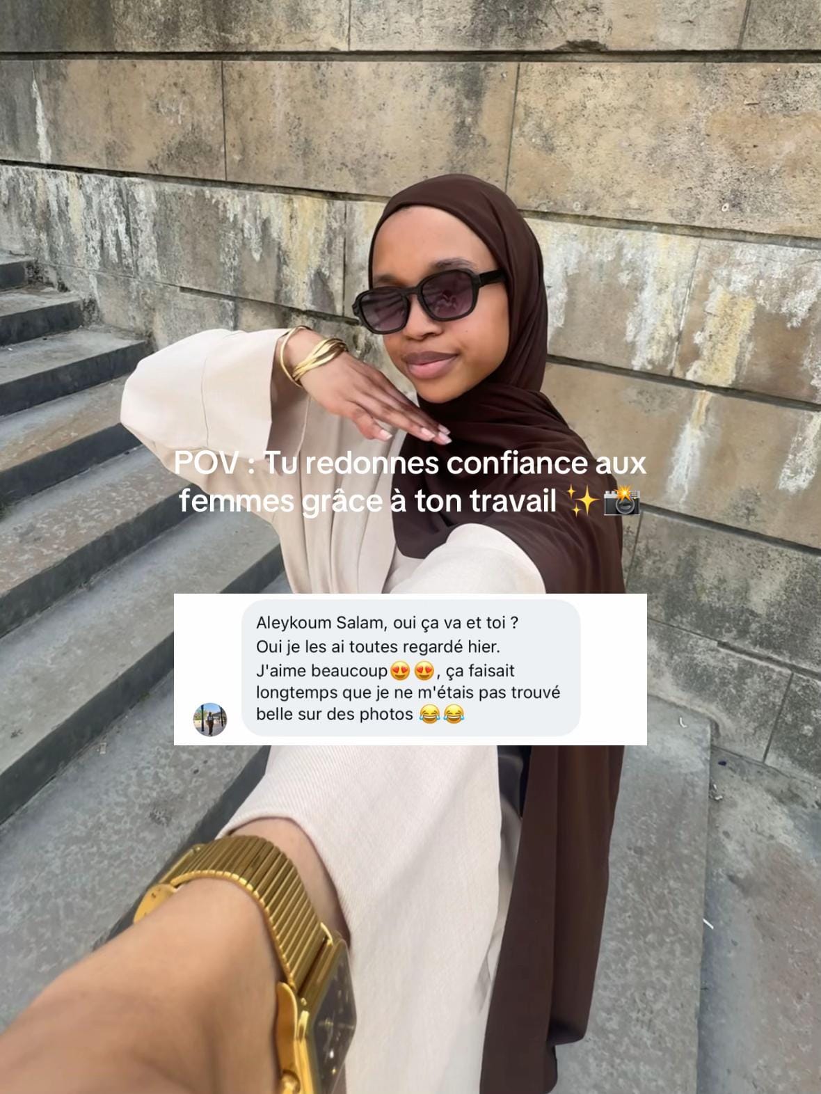 Post 1 by Latifa - Content creator on TikTok (video)
