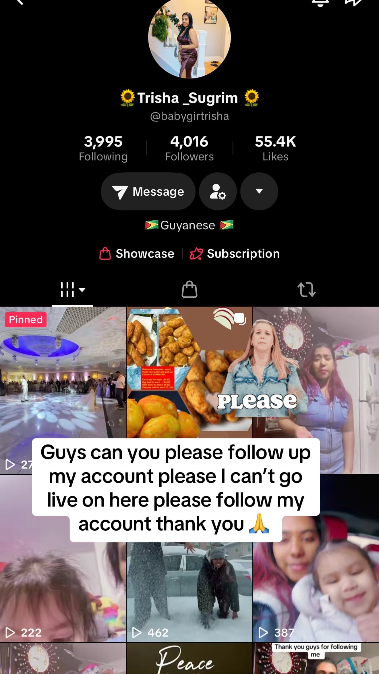 Post 1 by Trisha sugrim on TikTok (video)