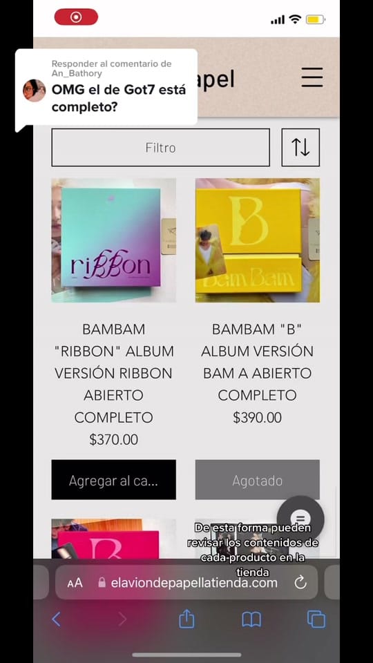 Post 8 by El Avión De Papel on TikTok (video)