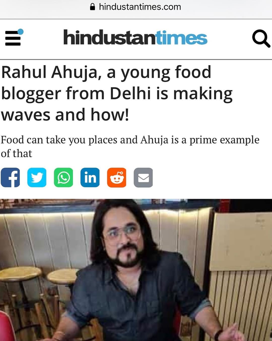 Post 10 by Rahul Ahuja on Instagram (image)