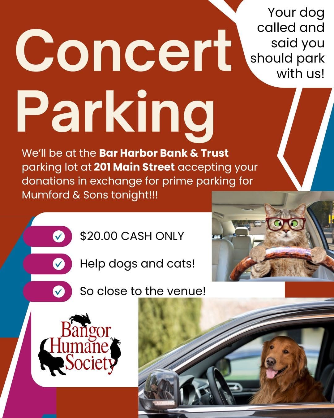 Post 1 by Bangor Humane Society on Instagram (image)