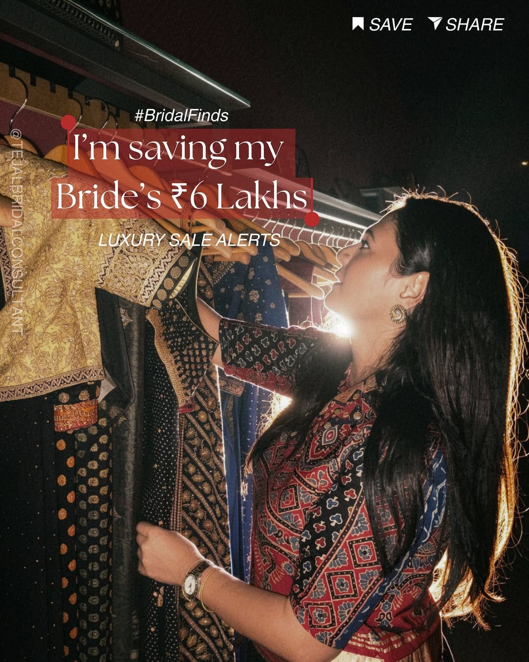 Post 7 by Tejal Jhaveri | Indian Bridal Stylist & Image Consultant on Instagram (carousel)