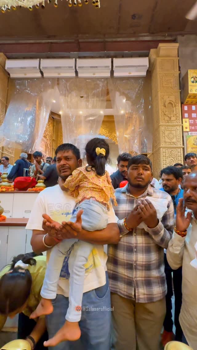 Post 7 by Shree Salasar Balaji Mandir on Instagram (video)