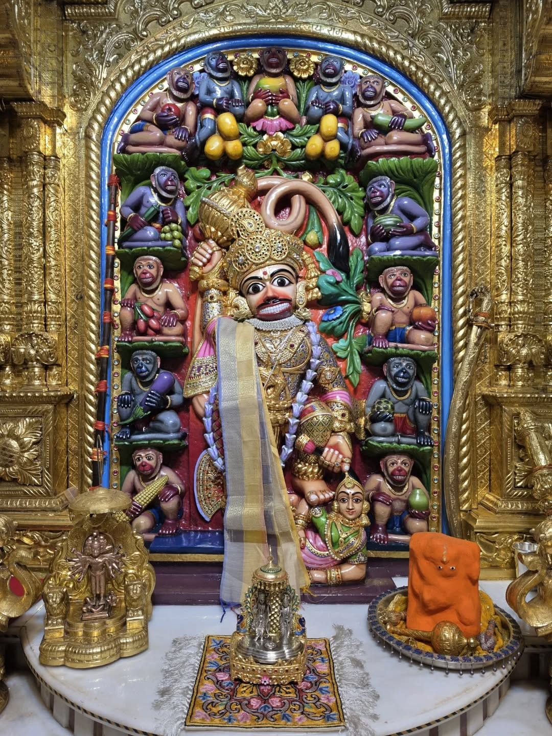 Post 9 by Kashtbhanjan Hanumanji Mandir on Instagram (carousel)