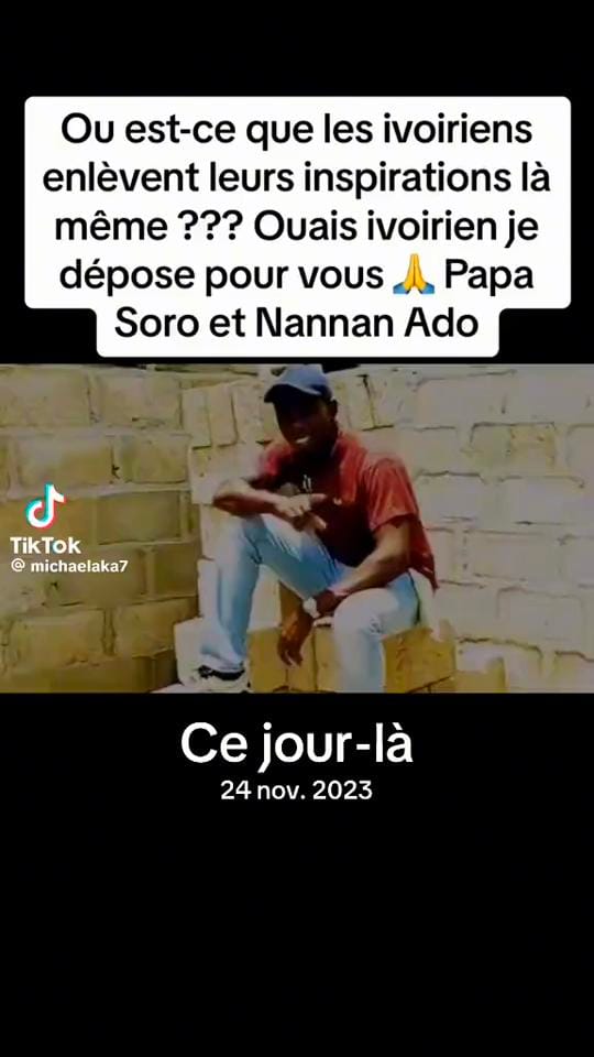 Post 2 by Ernesto Djédjé Junior69 on TikTok (video)