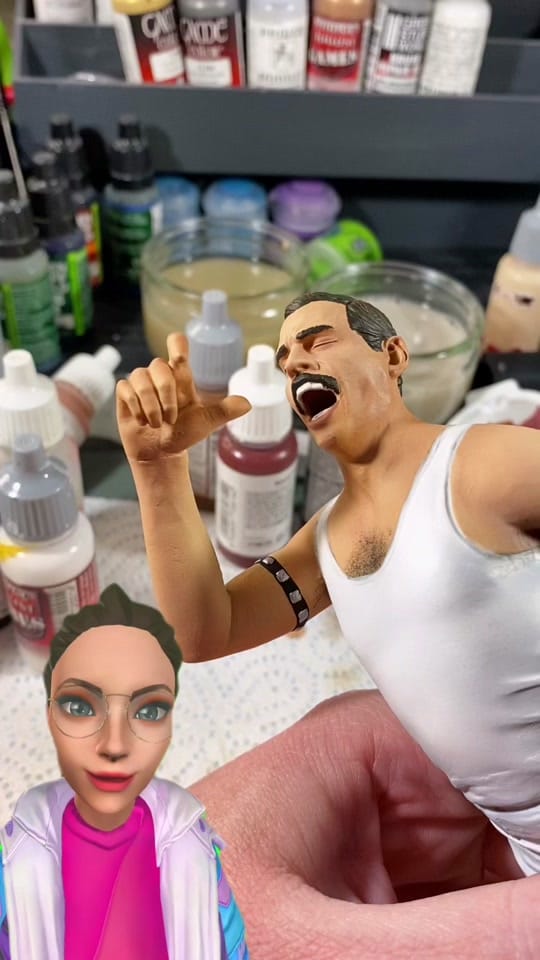Post 7 by Marie | Peinture Figurine ✨ on TikTok (video)