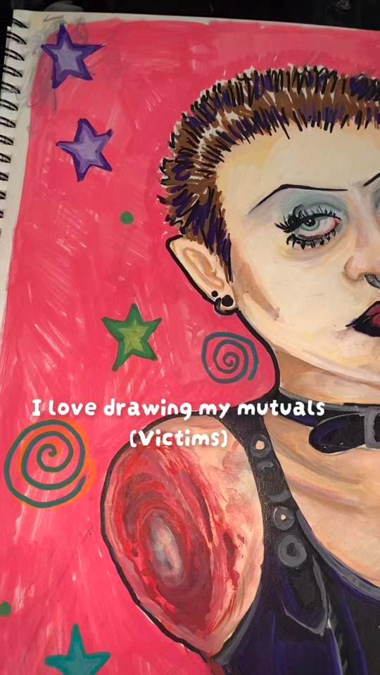 Post 8 by unfortunatepaintings on TikTok (video)