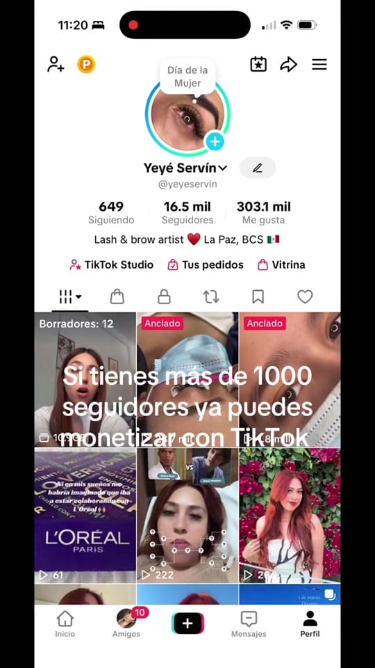 Post 9 by Yeyé Servín on TikTok (video)