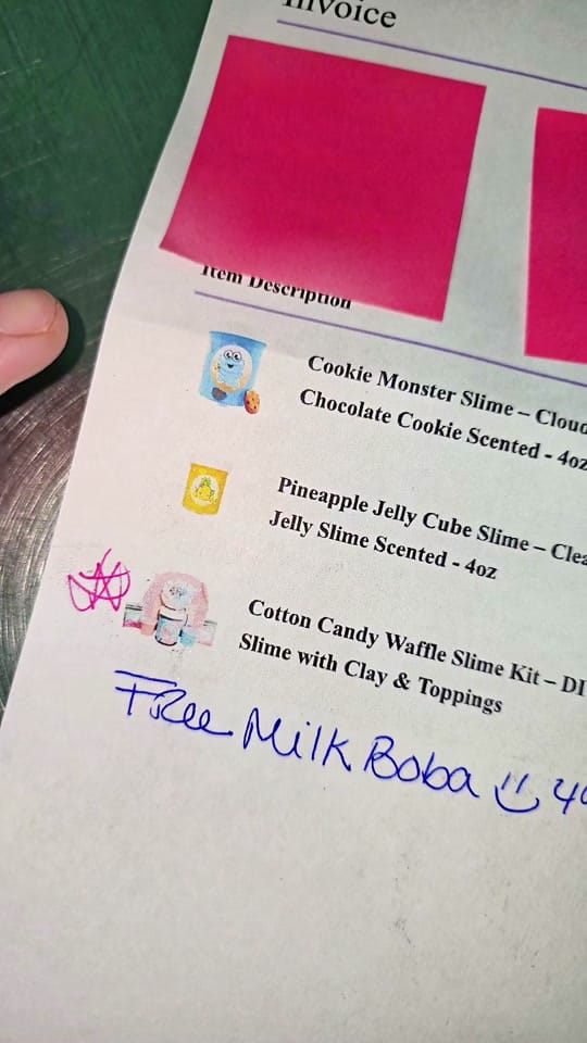 Post 1 by Hoshimi Slimes llc on TikTok (video)