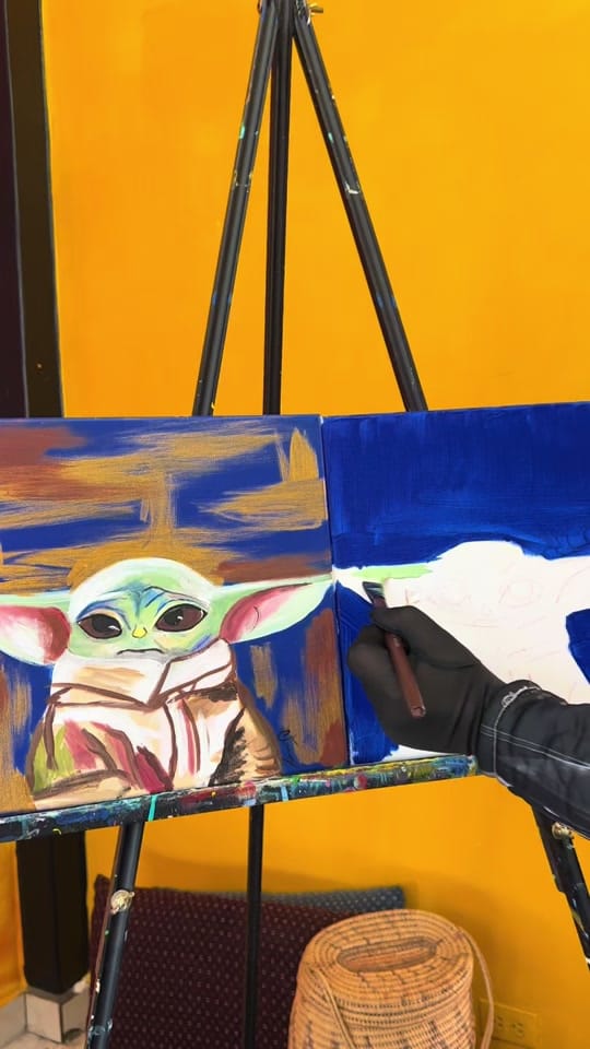 Post 6 by UNIKA Painting Bar Tijuana on TikTok (video)