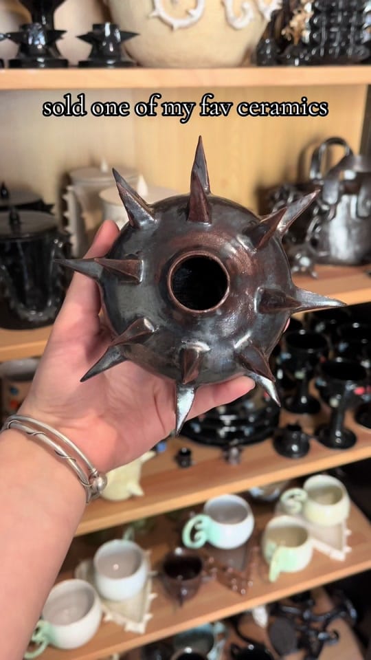 Post 10 by studio pyromane ✺ ceramics on TikTok (video)