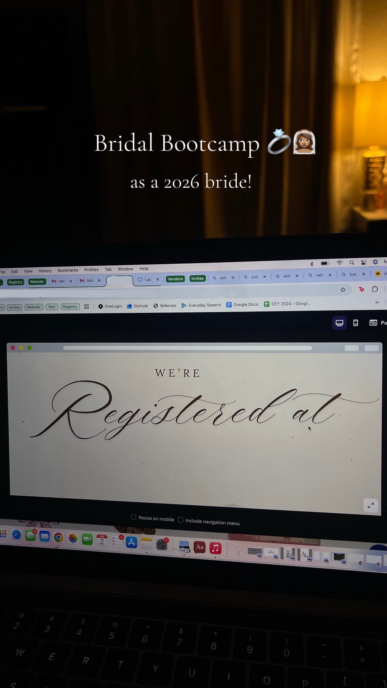 Post 6 by Lauren Plasencia | 2026 Bride on TikTok (video)