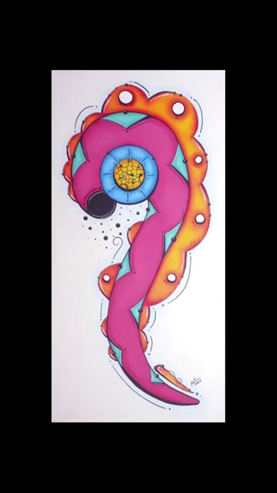 Post 2 by WeeDot Art on TikTok (video)