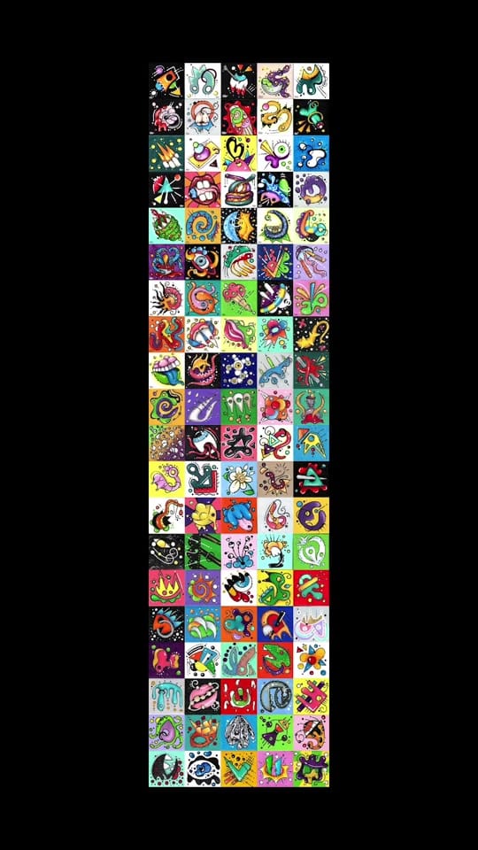 Post 3 by WeeDot Art on TikTok (video)