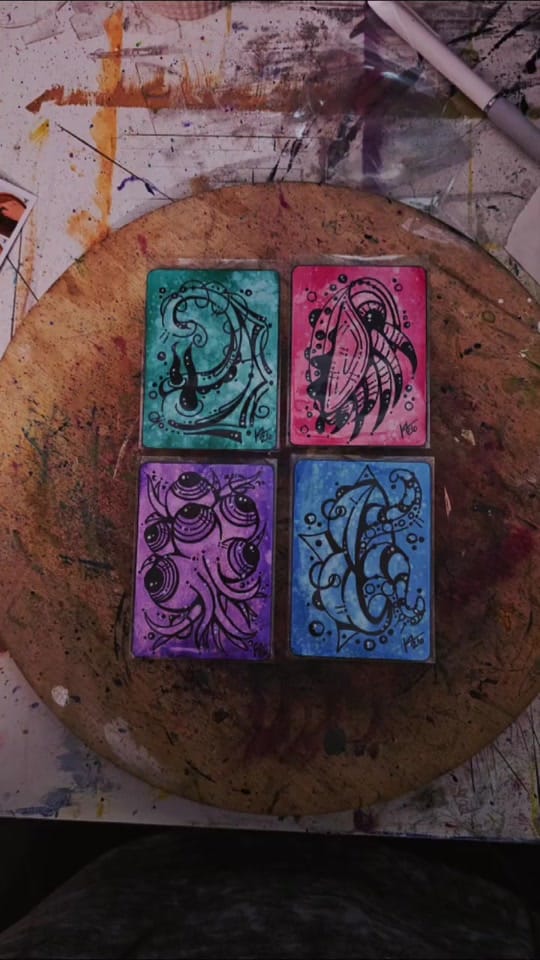 Post 6 by WeeDot Art on TikTok (video)