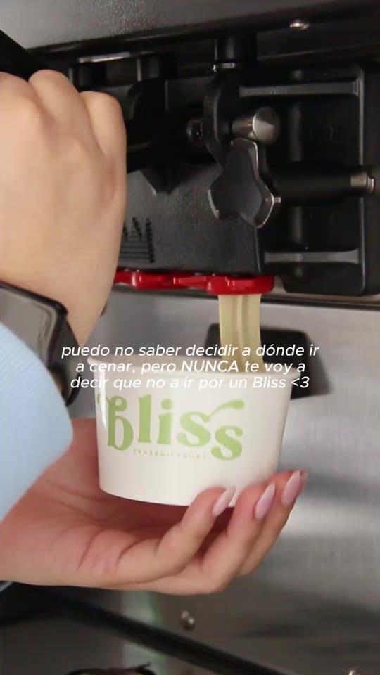 Post 10 by Bliss Frozen Yogurt on TikTok (video)