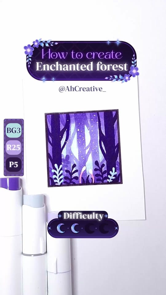 Post 8 by Asmâa 🍂 Art Tutorials on TikTok (video)