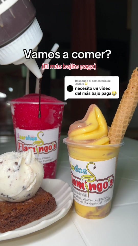 Post 9 by Helados flamingos Trinidad on TikTok (video)