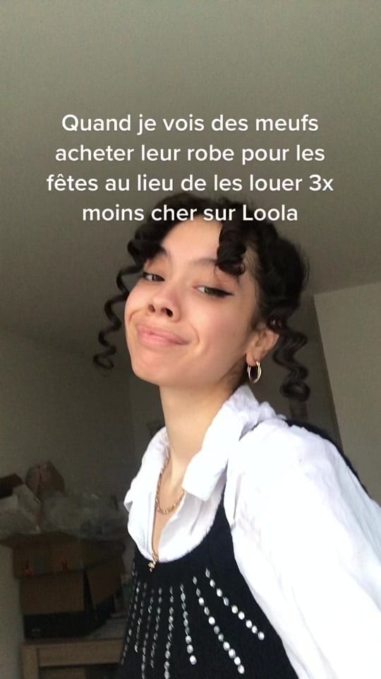 Post 3 by Loola : Location de vêtements on TikTok (video)