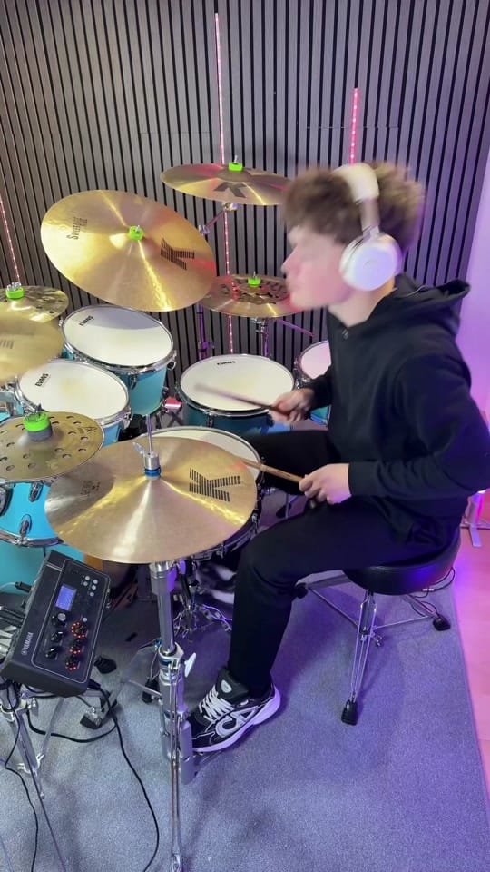 Post 1 by Liam.W Drums on TikTok (video)