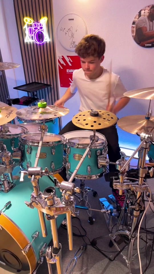 Post 3 by Liam.W Drums on TikTok (video)