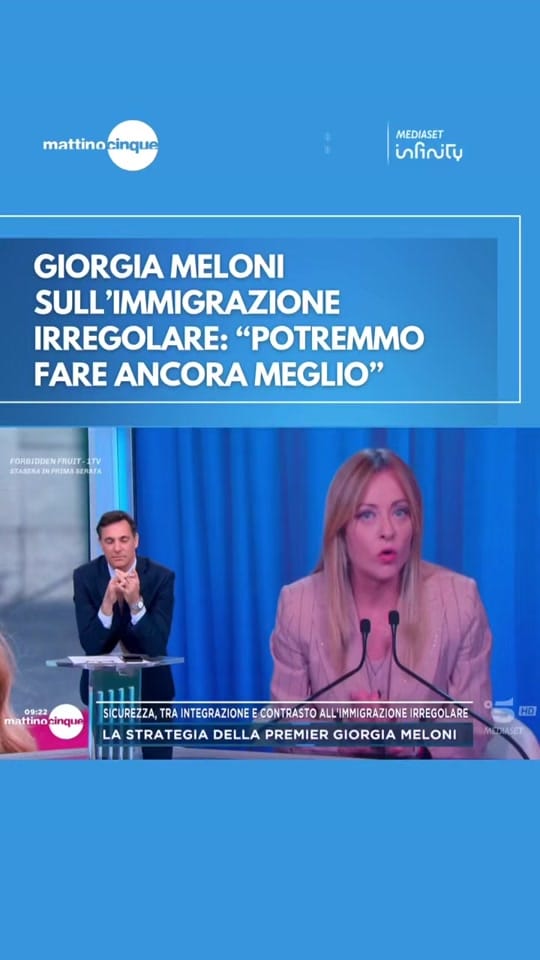 Post 7 by Mattino5 on TikTok (video)
