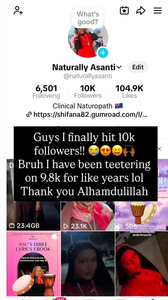Post 9 by Naturally Asanti on TikTok (video)