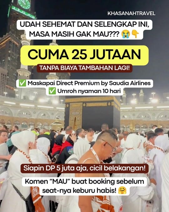 Post 3 by UMROH MURAH on TikTok (video)