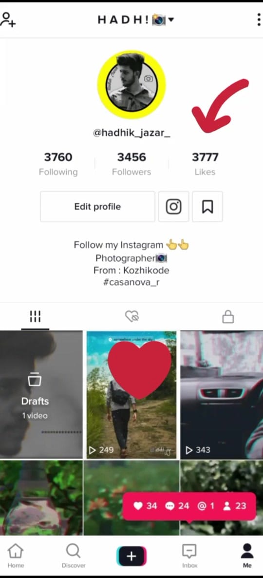 Post 4 by H A D H ! 📸 on TikTok (video)