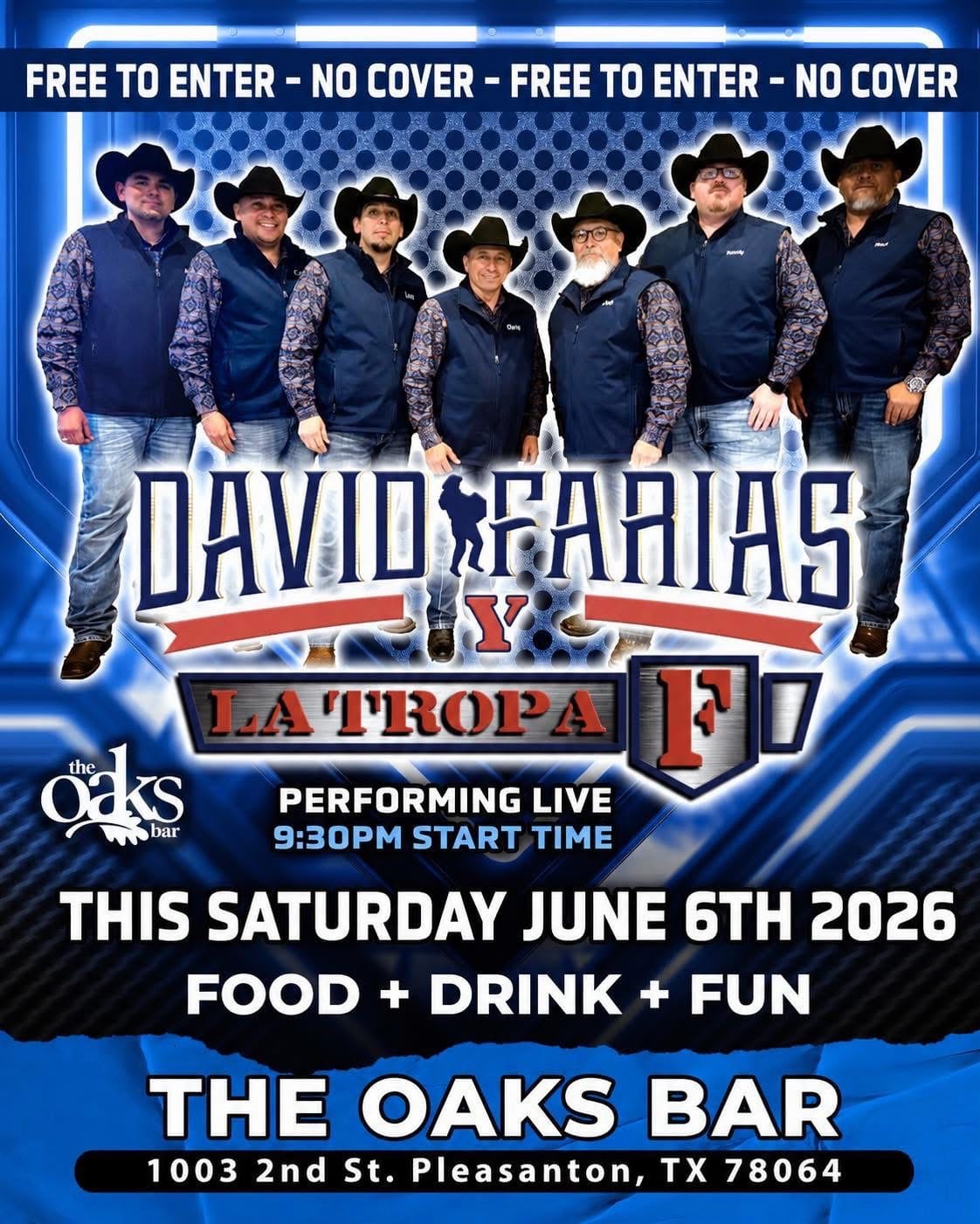 Post 5 by Oaks Bar Events & Promotions on TikTok (video)