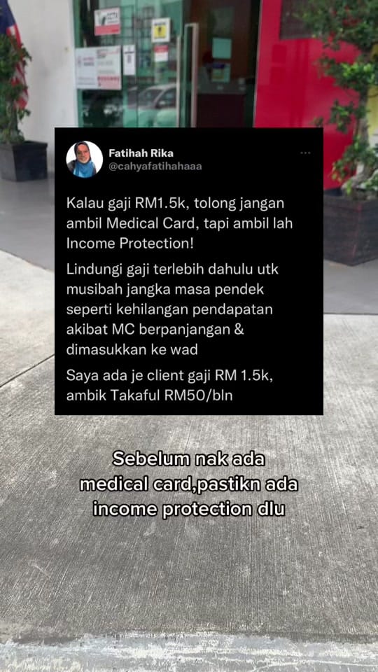 Post 10 by Fatihah Rika Takaful Advisor on TikTok (video)