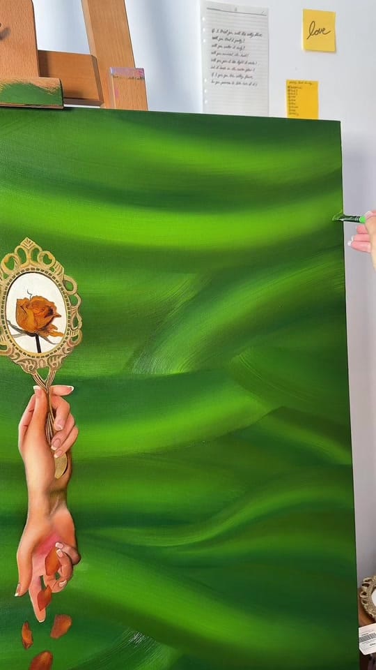 Post 5 by Melika 👑 | Dubai Based Artist on TikTok (video)
