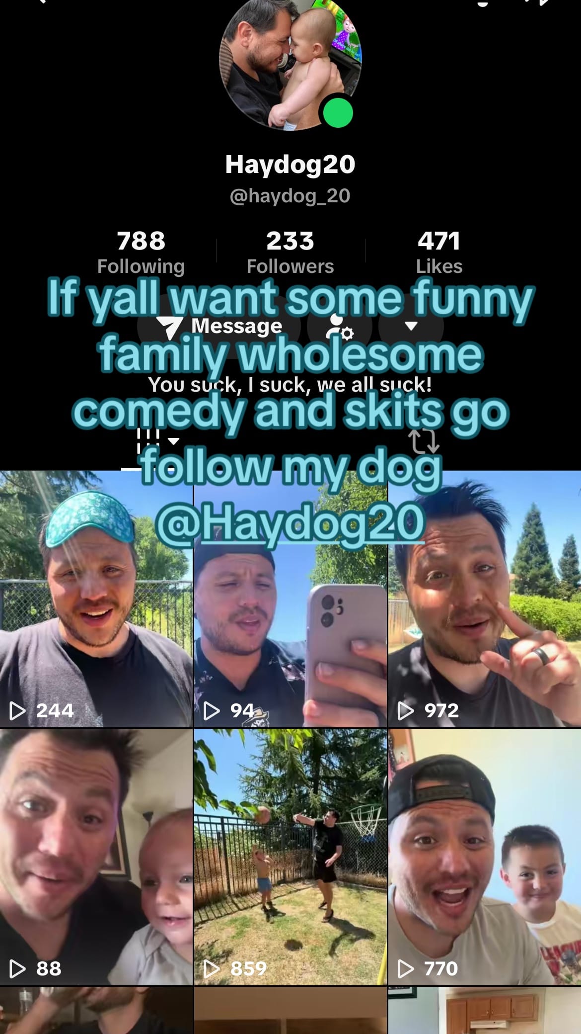 Post 1 by Johnathan on TikTok (video)