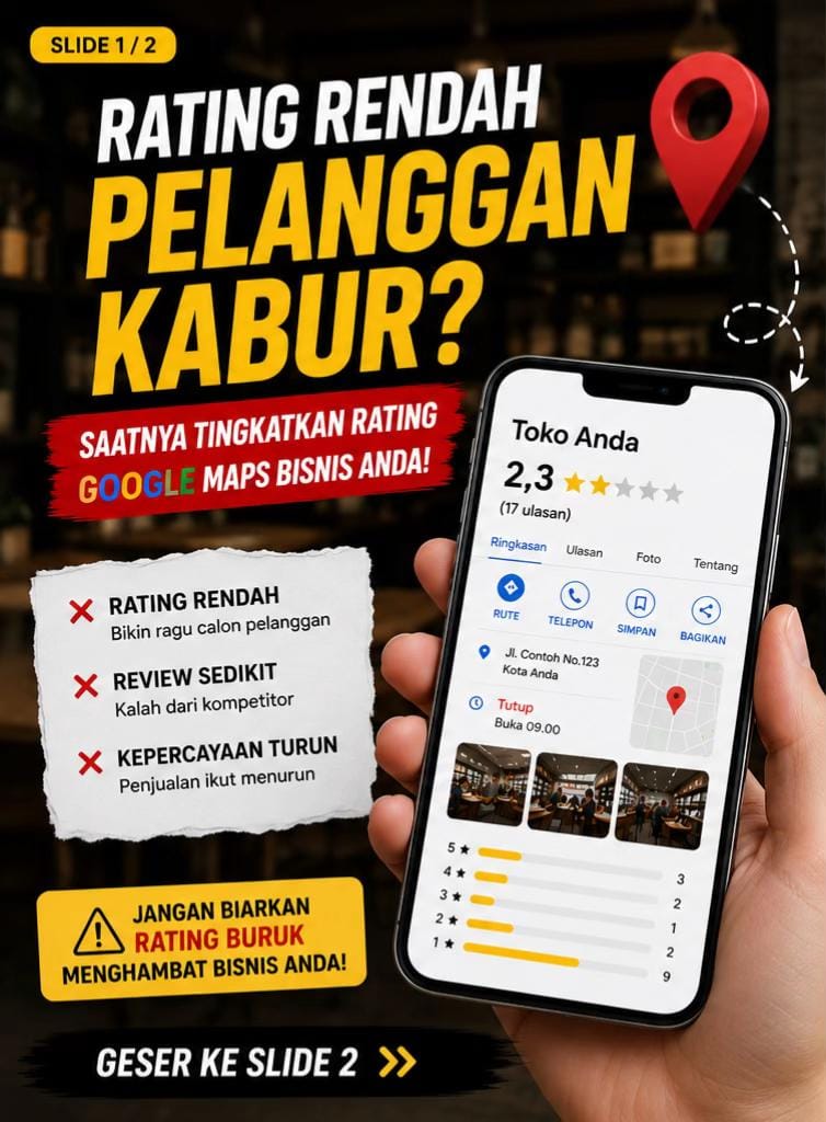 Post 2 by Jasa review google maps on TikTok (video)